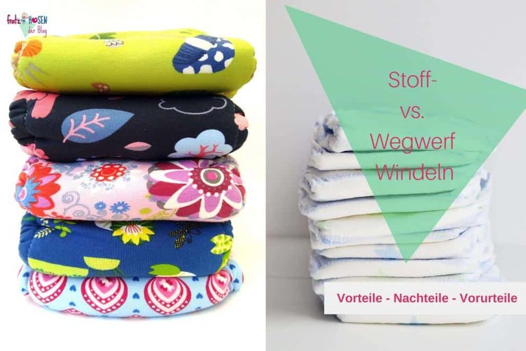 Stoffwindeln vs. Wegwerfwindeln im Vergleich